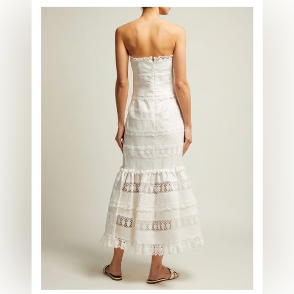 *SOLD* NWT Zimmerman Wayfarer Cotton and Lace Panelled Dress - Picture 2 of 6